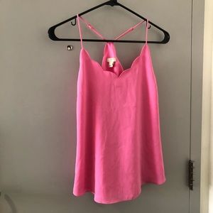 J.Crew scalloped top